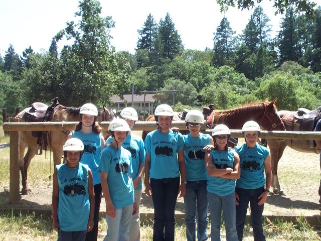 Group 2 perparing to ride