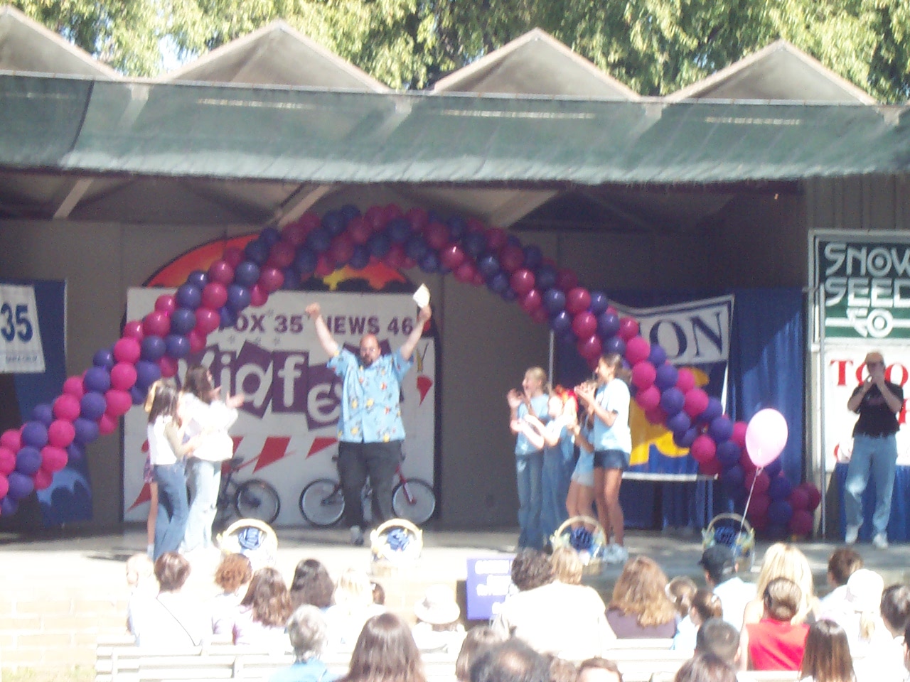 Family Feud contest.  Girl Scouts are a family right?  We're sisters to every other Girl Scout.