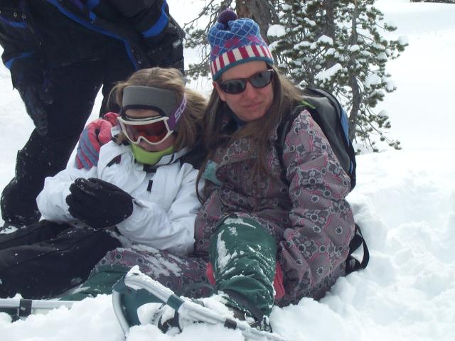 Resting while learning about building shelter