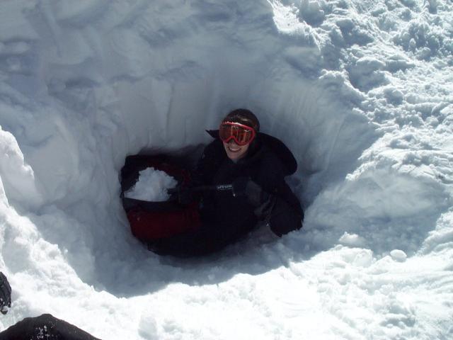 Removing another shovel full.