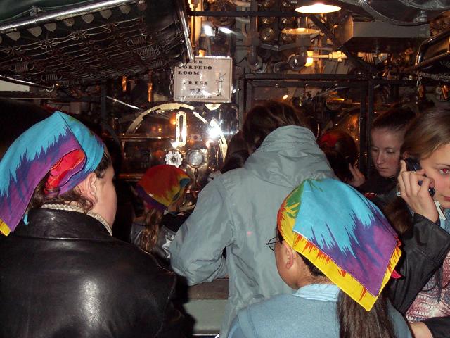 First we took the public tour of the submarine.