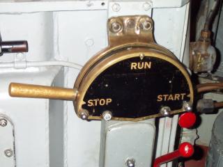For a ship that is a part of the silent service, it could be very noisy when the engines were running.  The engineer had to communicate with hand signals.