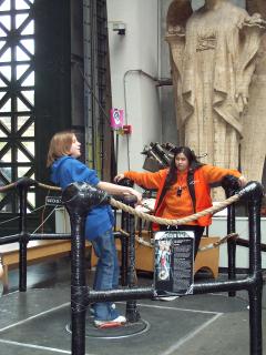 What a dizzy day, on to the Exploratorium