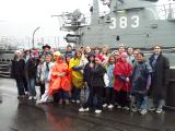 High Adventure group shot in front of the submarine.