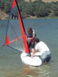 Small sails make it easier to learn.